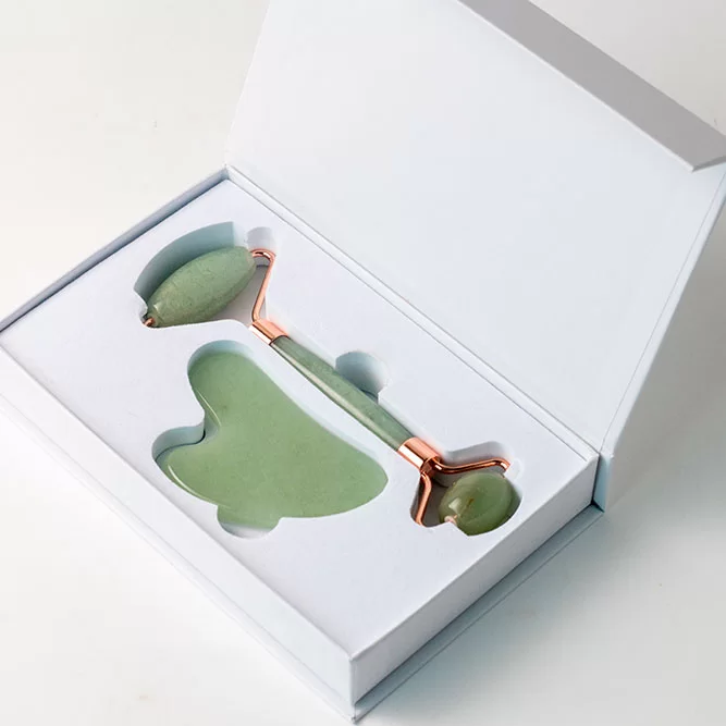 Face Roller & Gua Sha Set Jade