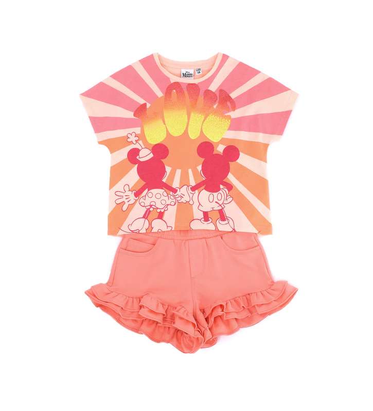 GIRL"S SET-Peach