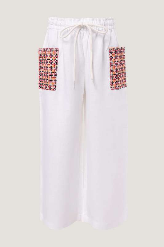 Girls Delos Embroided Pocket Trouser
