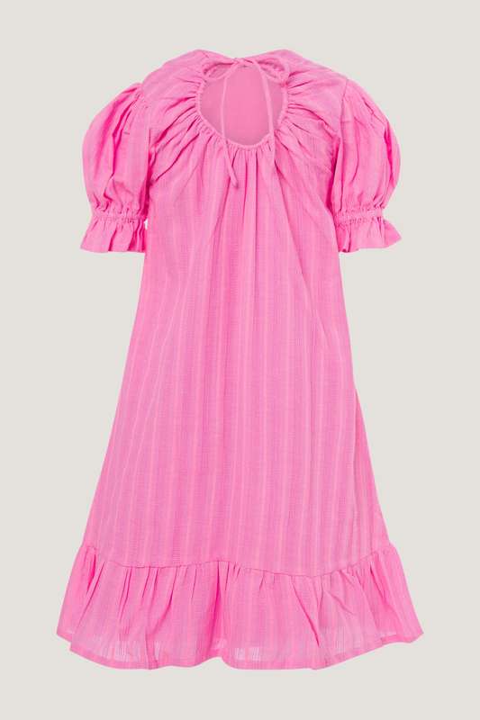 Girls Fany SS Dress With Tier