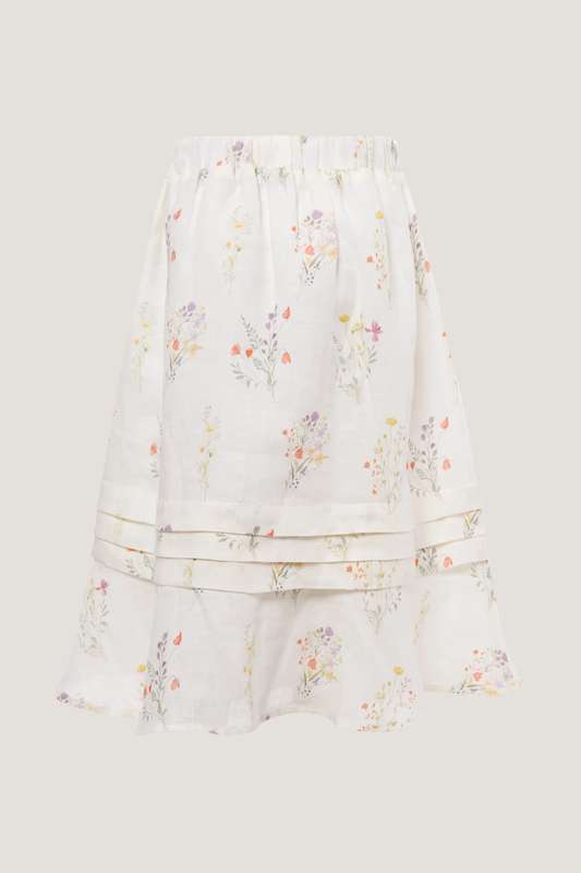 Girls Floral Bouquet Skirt