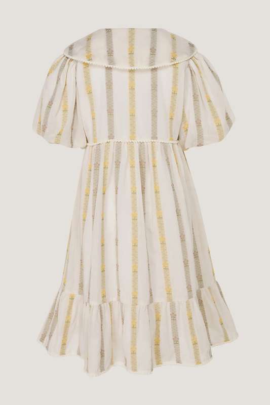 Girls Hendrix Peterpan Collar Ruffle Dress