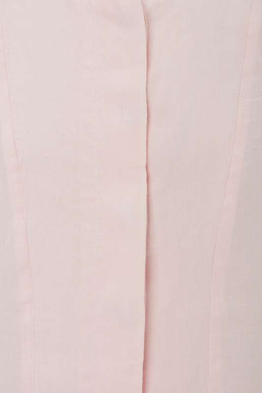 Girls Hiden Button Placket L Sleeve Blouse