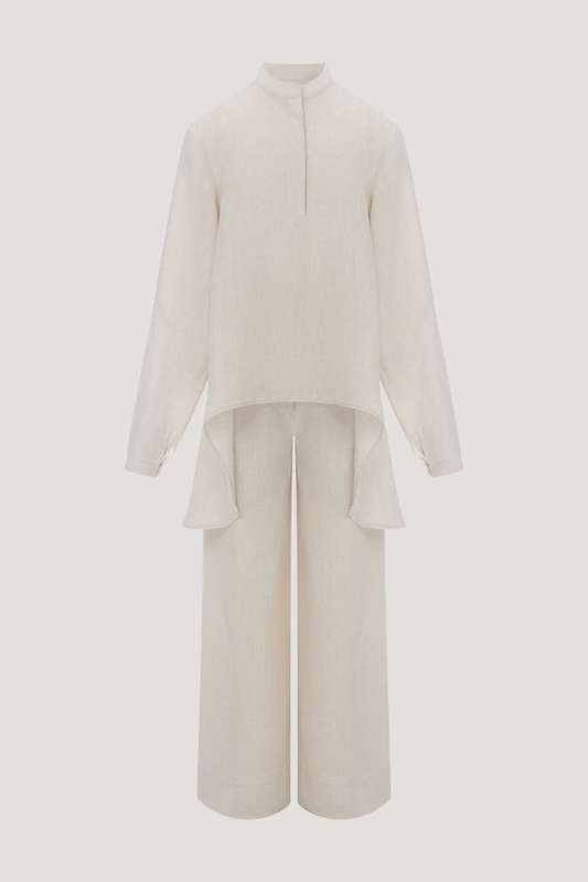 Girls Long Sleeve Mandarin Set