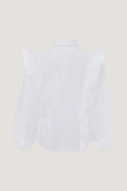 Girls Long Sleeve Ruffle Top