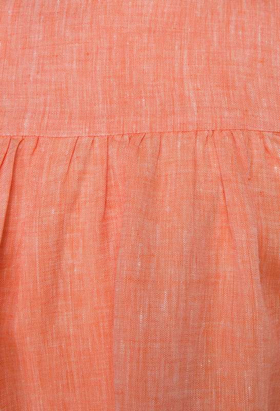 Girls Papaya Embrioded Dress