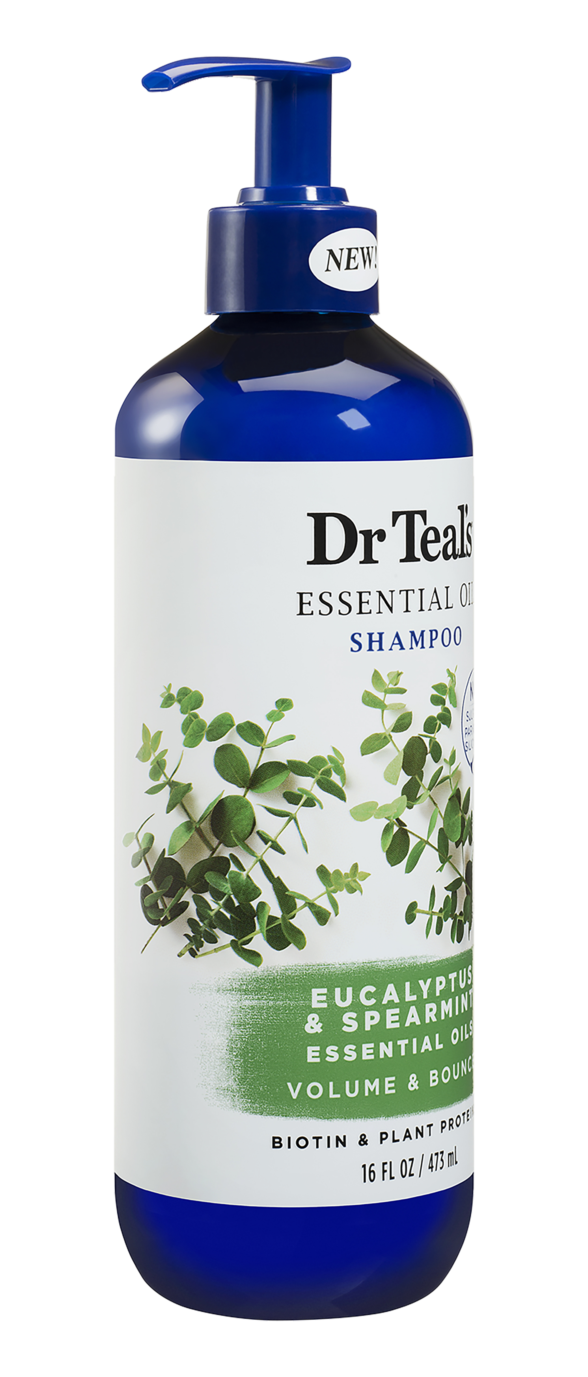 Dr Teal"s Volume & Bounce Essential Oil Shampoo Eucalyptus & Spearmint 473Ml