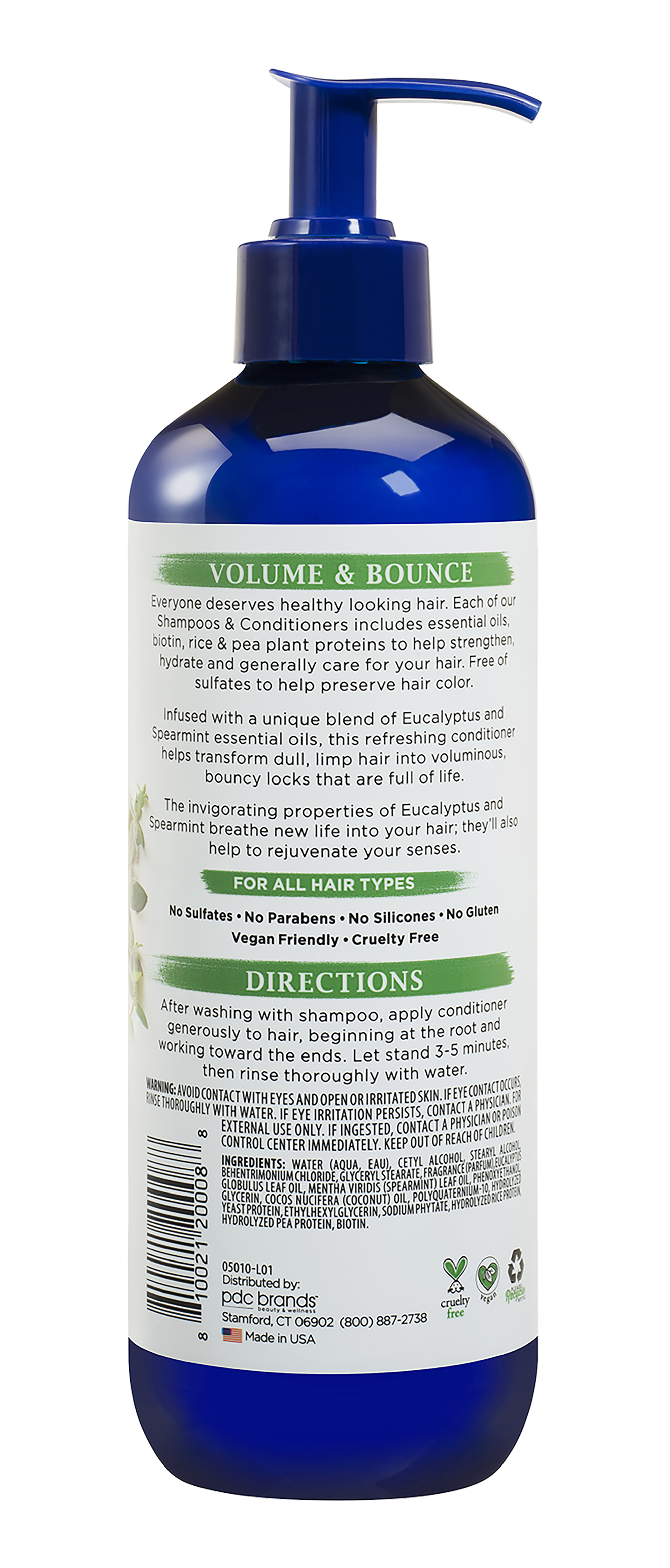 Dr Teal"s Volume & Bounce Essential Oil Shampoo Eucalyptus & Spearmint 473Ml