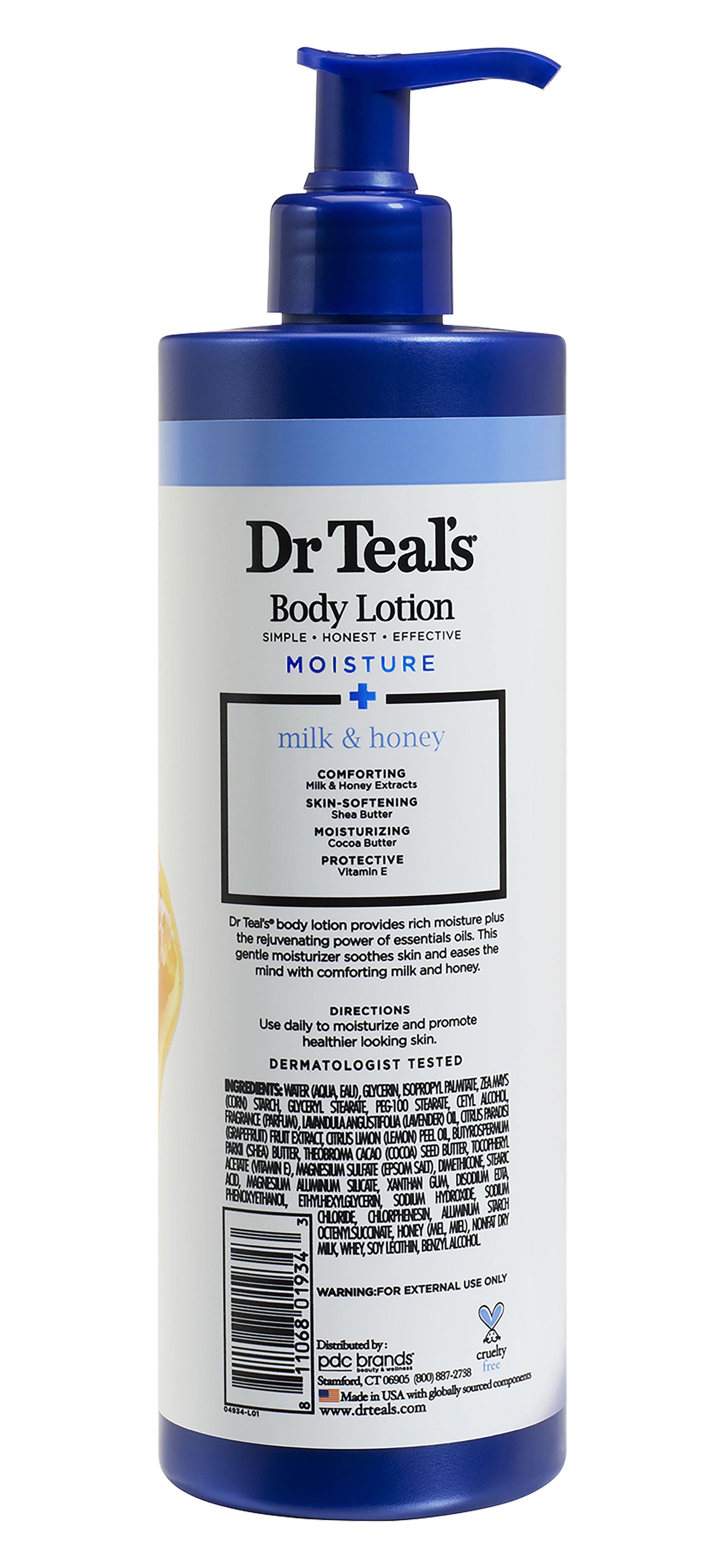 Dr Teals Body Lotion Milk & Honey 532 Ml