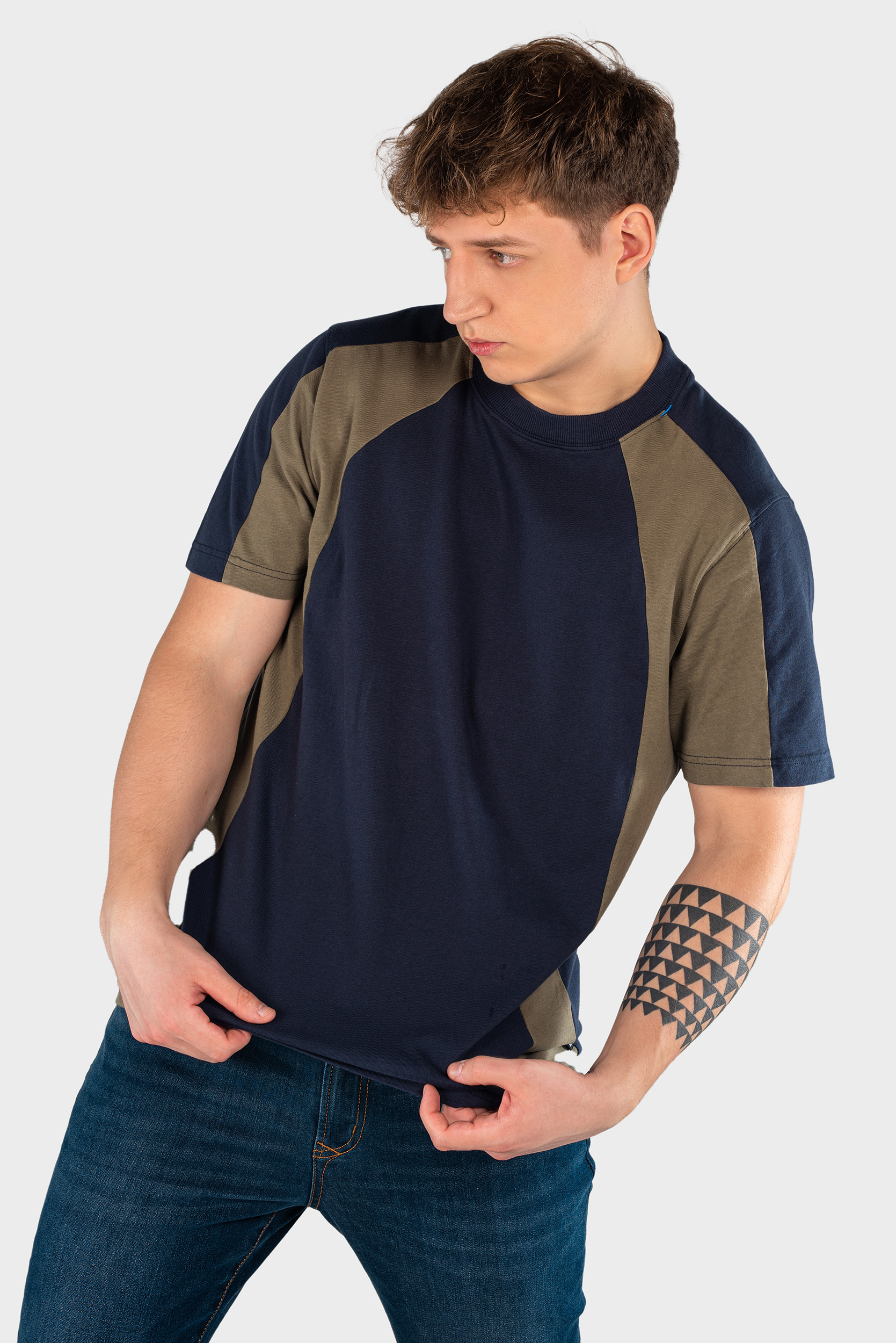 Half Raglan Sleeves T-Shirt