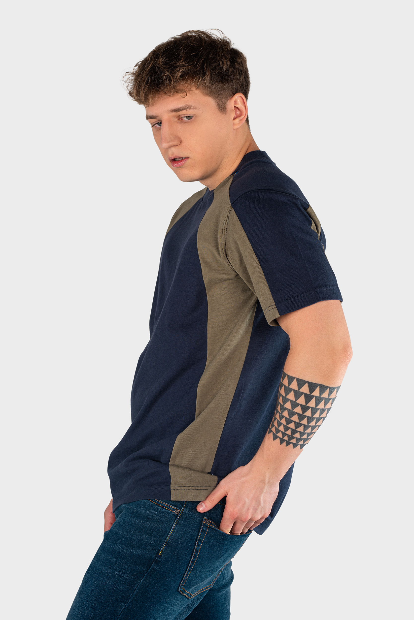 Half Raglan Sleeves T-Shirt