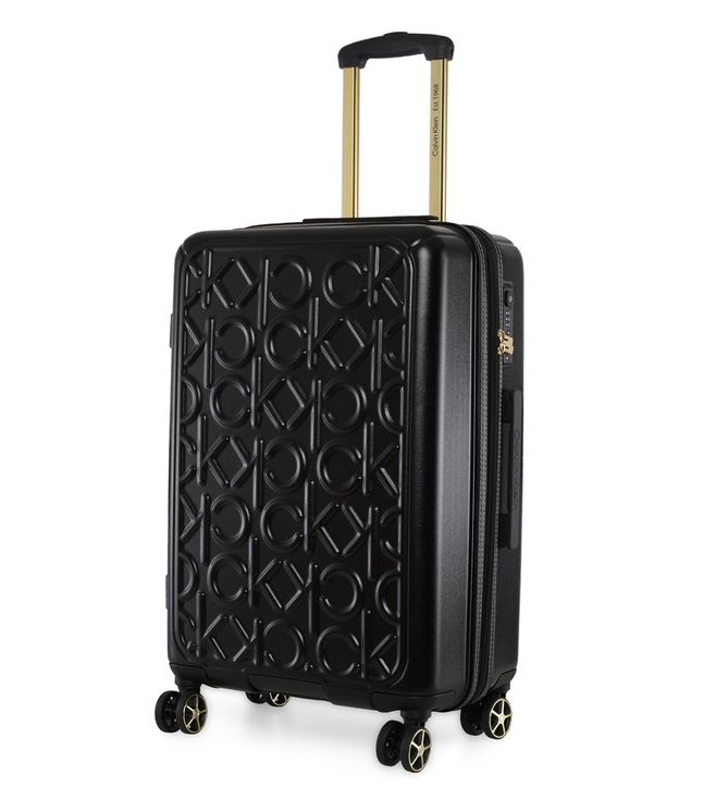 Calvin Klein Big Monogram color Black Large Size Luggage