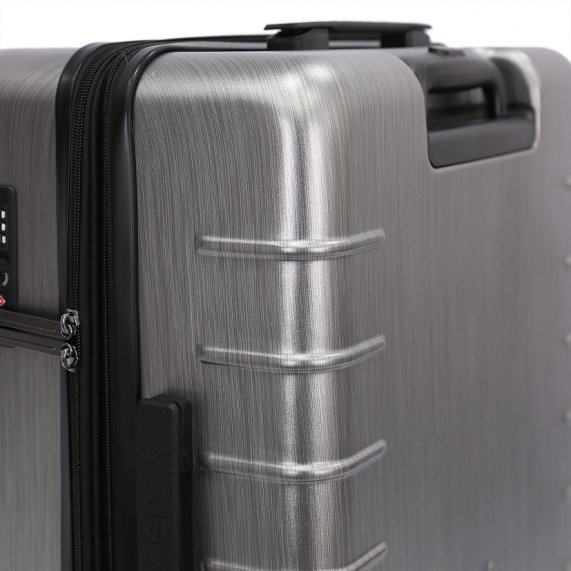 Calvin Klein South Hampton II 5.0 Luggage Large Size Silver color