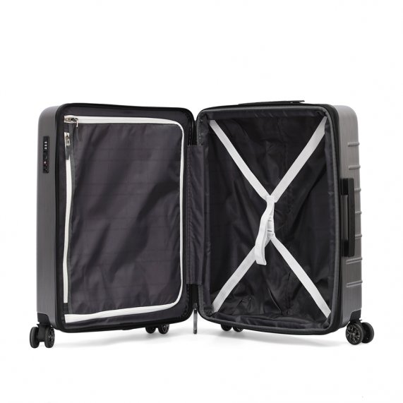 Calvin Klein South Hampton II 5.0 Luggage Large Size Silver color