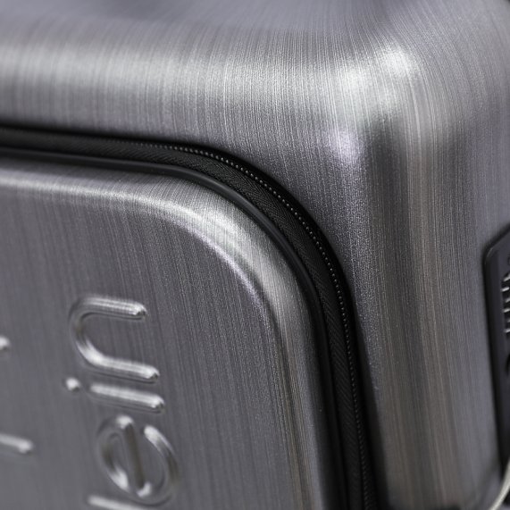 Calvin Klein South Hampton II 5.0 Luggage Large Size Silver color