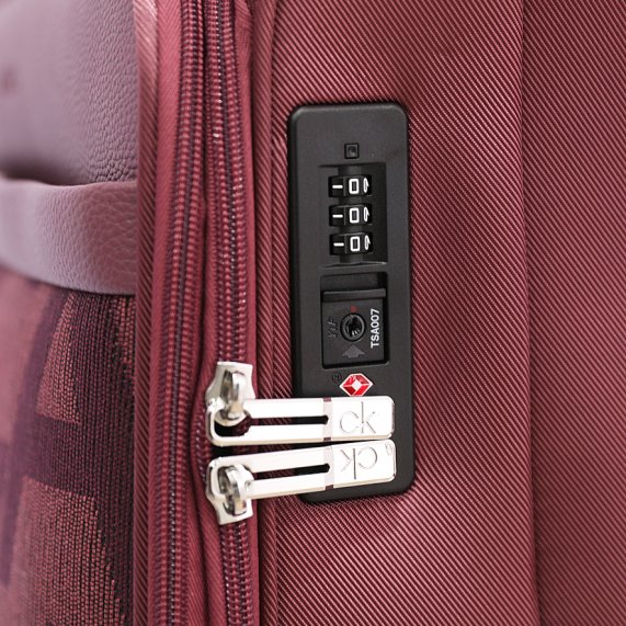 Calvin Klein Gabriana Luggage Large Size Red color
