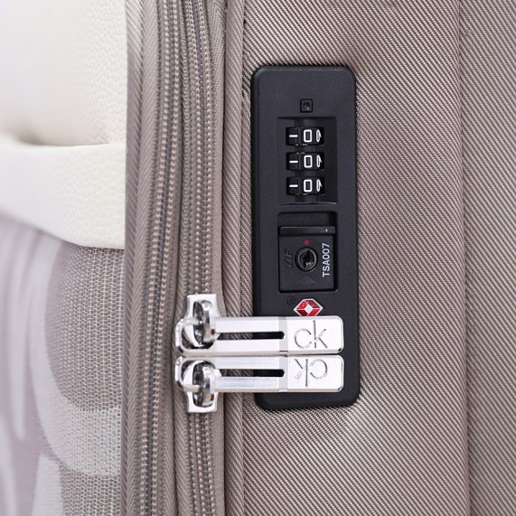 Calvin Klein Gabriana Luggage Large Size Mushroom color