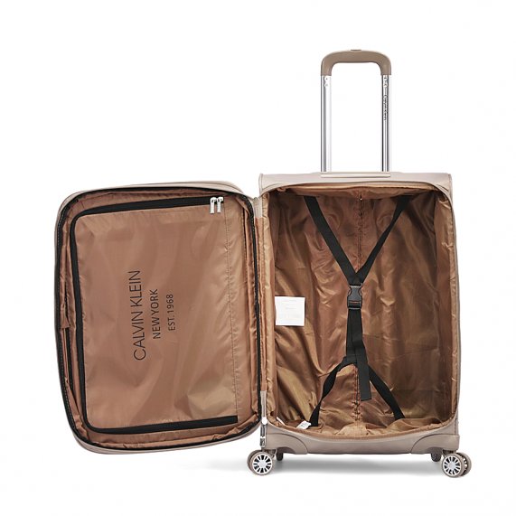 Calvin Klein Gabriana Luggage Large Size Mushroom color