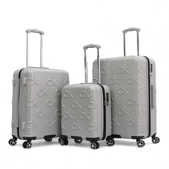 Calvin Klein Insignia Luggage Large Size Grey color