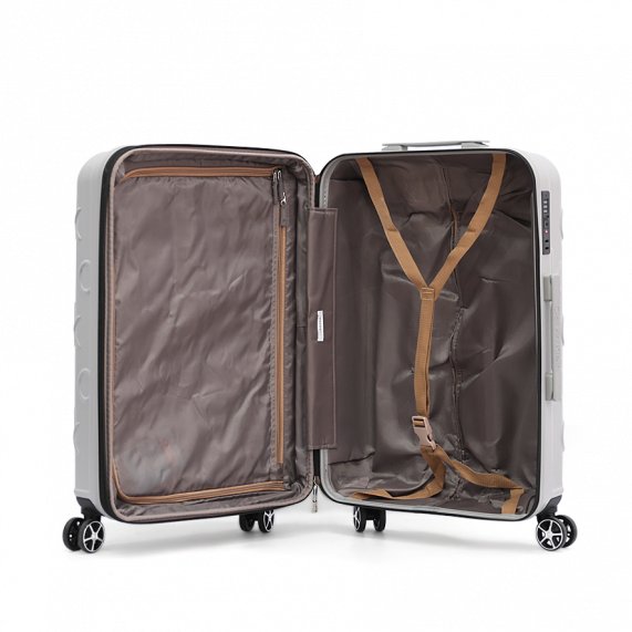 Calvin Klein Insignia Luggage Large Size Grey color