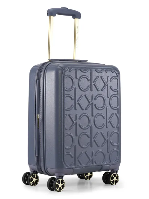 Calvin Klein Big Monogram color Denim Small Size Luggage
