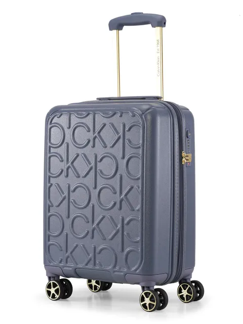 Calvin Klein Big Monogram color Denim Small Size Luggage