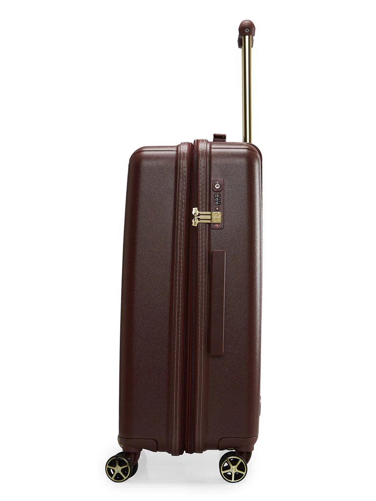 Calvin Klein Big Monogram color Rum Raisen Large Size Luggage