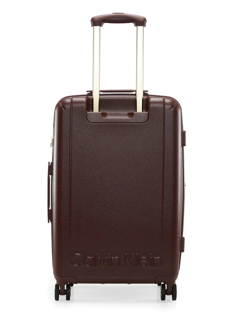 Calvin Klein Big Monogram color Rum Raisen Large Size Luggage