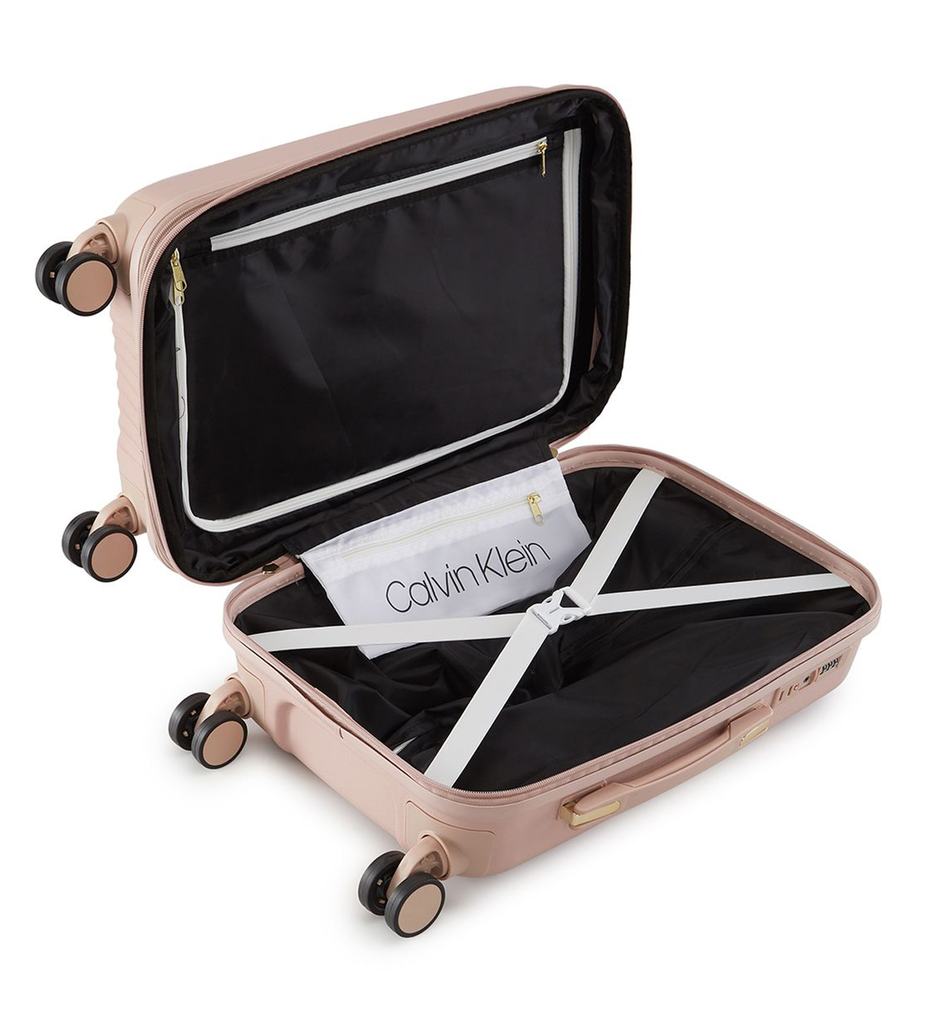 Calvin Klein SUSTAIN Luggage Large Size Crystal Pink color