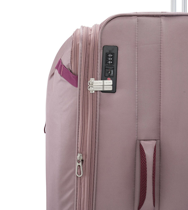 Calvin Klein Rock Away Luggage Large Size Rose color