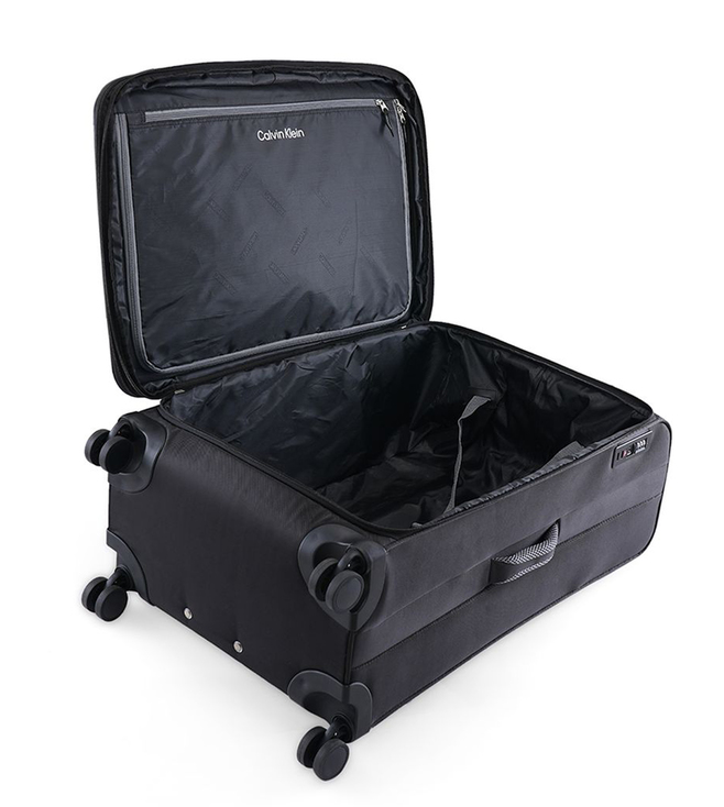 Calvin Klein Rock Away Luggage Large Size Black color
