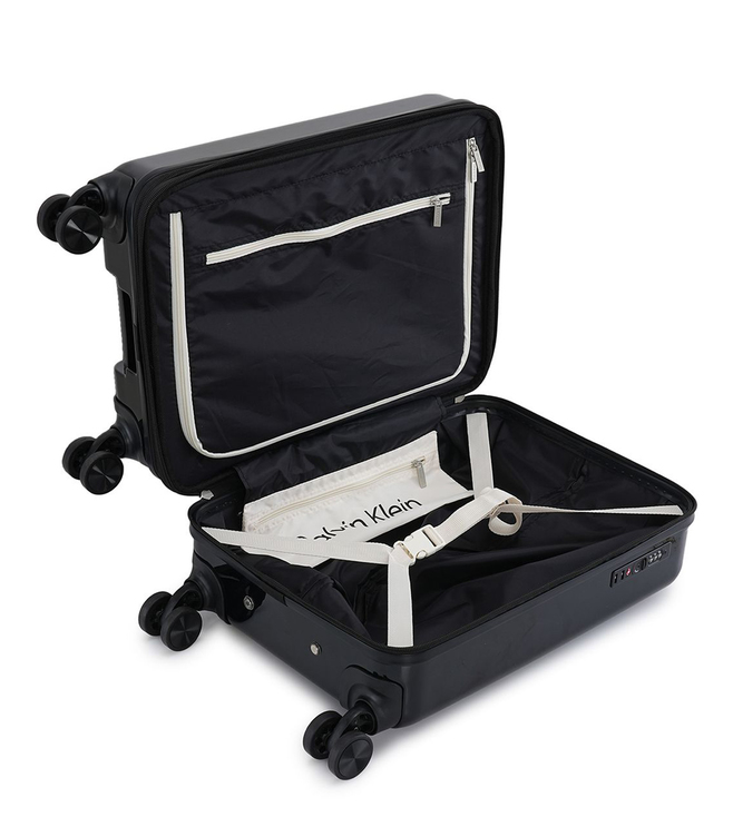 Calvin Klain Black Rider Luggage Cabin Size Black Color Luggage