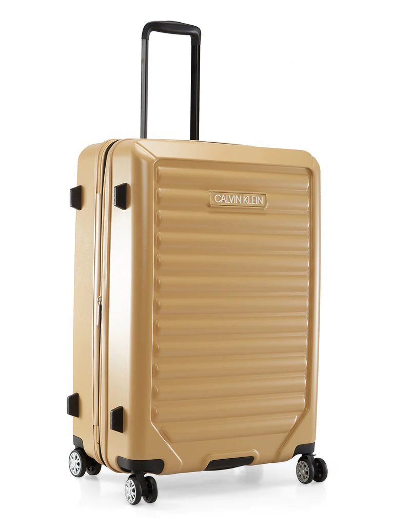 Calvin Klein Odyssey Luggage Large Size New Wheat color