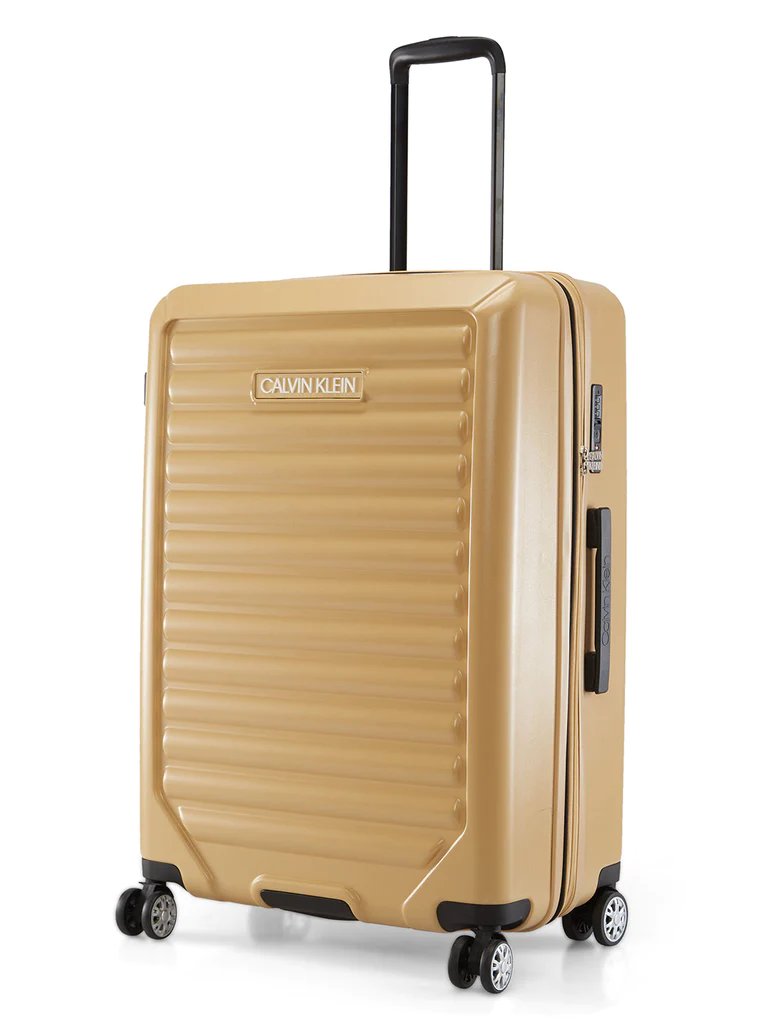 Calvin Klein Odyssey Luggage Large Size New Wheat color