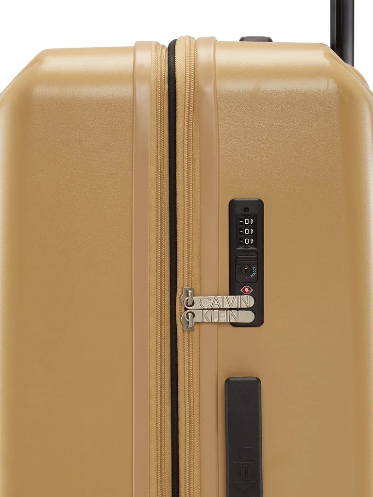 Calvin Klein Odyssey Luggage Large Size New Wheat color