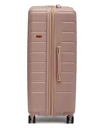DKNY BIAS HS Cappuccino Luggage - Large Size Lightweight Spinner Suitcase Set with TSA Lock