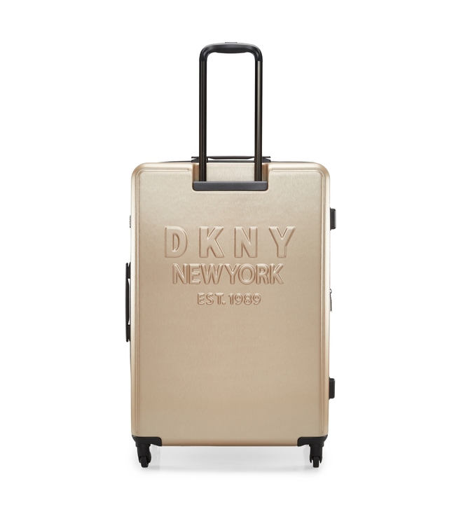 DKNY NEW YORKER CHAMPAGNE Luggage - Large Size Lightweight Spinner Suitcase Set with TSA Lock