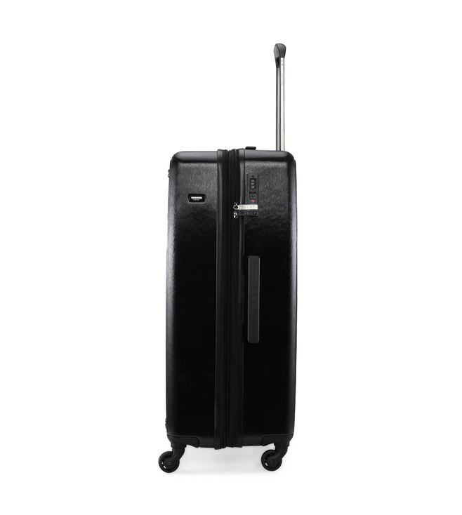 DKNY NEW YORKER BLACK Luggage - Large Size Lightweight Spinner Suitcase Set with TSA Lock