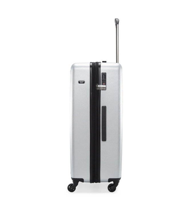 DKNY NEW YORKER SILVER Luggage - Large Size Lightweight Spinner Suitcase Set with TSA Lock