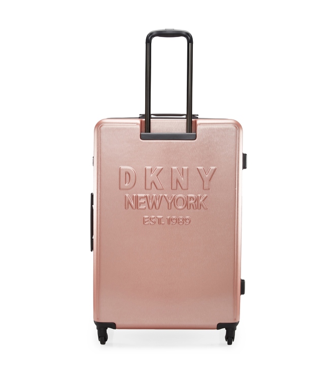 DKNY NEW YORKER ROSE GOLD Luggage - Large Size Lightweight Spinner Suitcase Set with TSA Lock