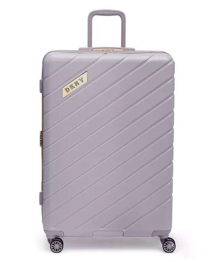 DKNY BIAS HS Lavender Luggage - Large Size Lightweight Spinner Suitcase Set with TSA Lock