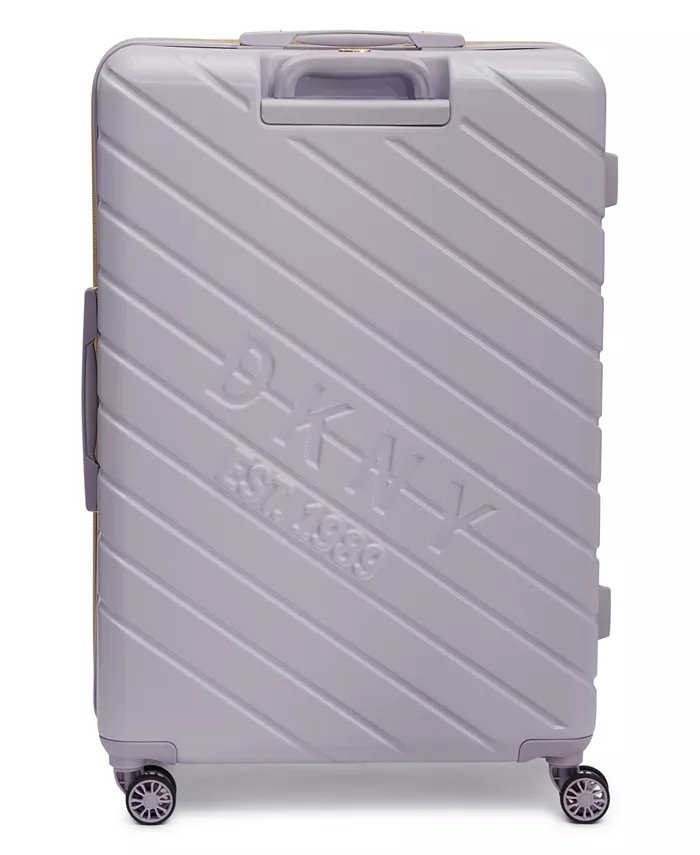 DKNY BIAS HS Lavender Luggage - Large Size Lightweight Spinner Suitcase Set with TSA Lock
