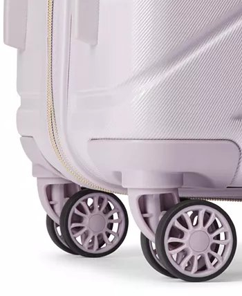 DKNY BIAS HS Lavender Luggage - Large Size Lightweight Spinner Suitcase Set with TSA Lock