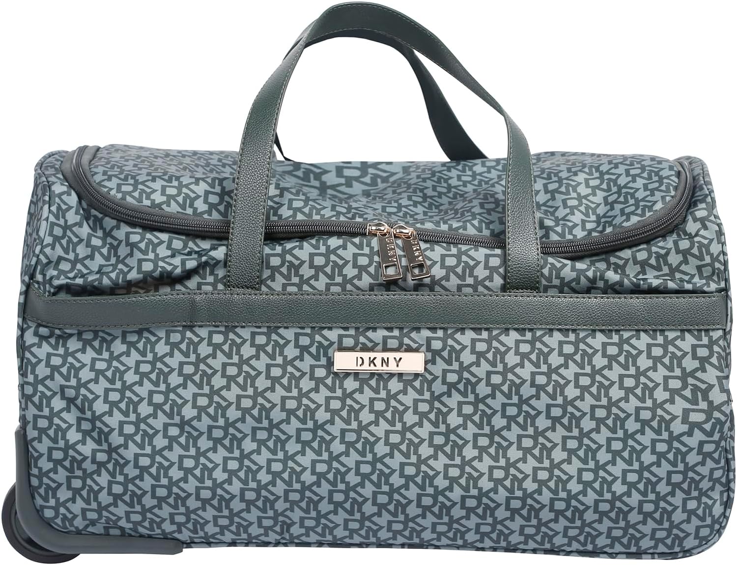 DKNY VINTAGE SIGNATURE WHEELED Duffle Bag