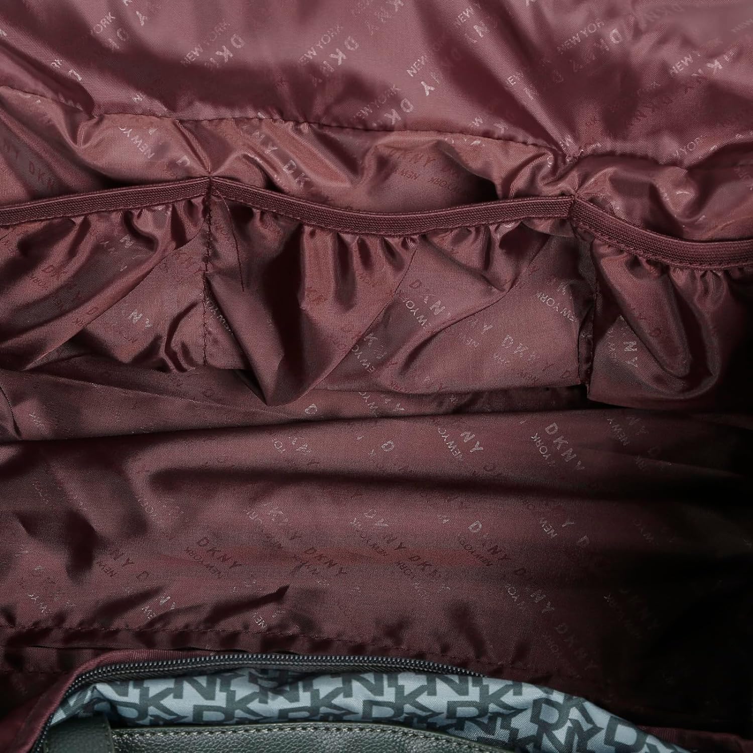 DKNY VINTAGE SIGNATURE WHEELED Duffle Bag