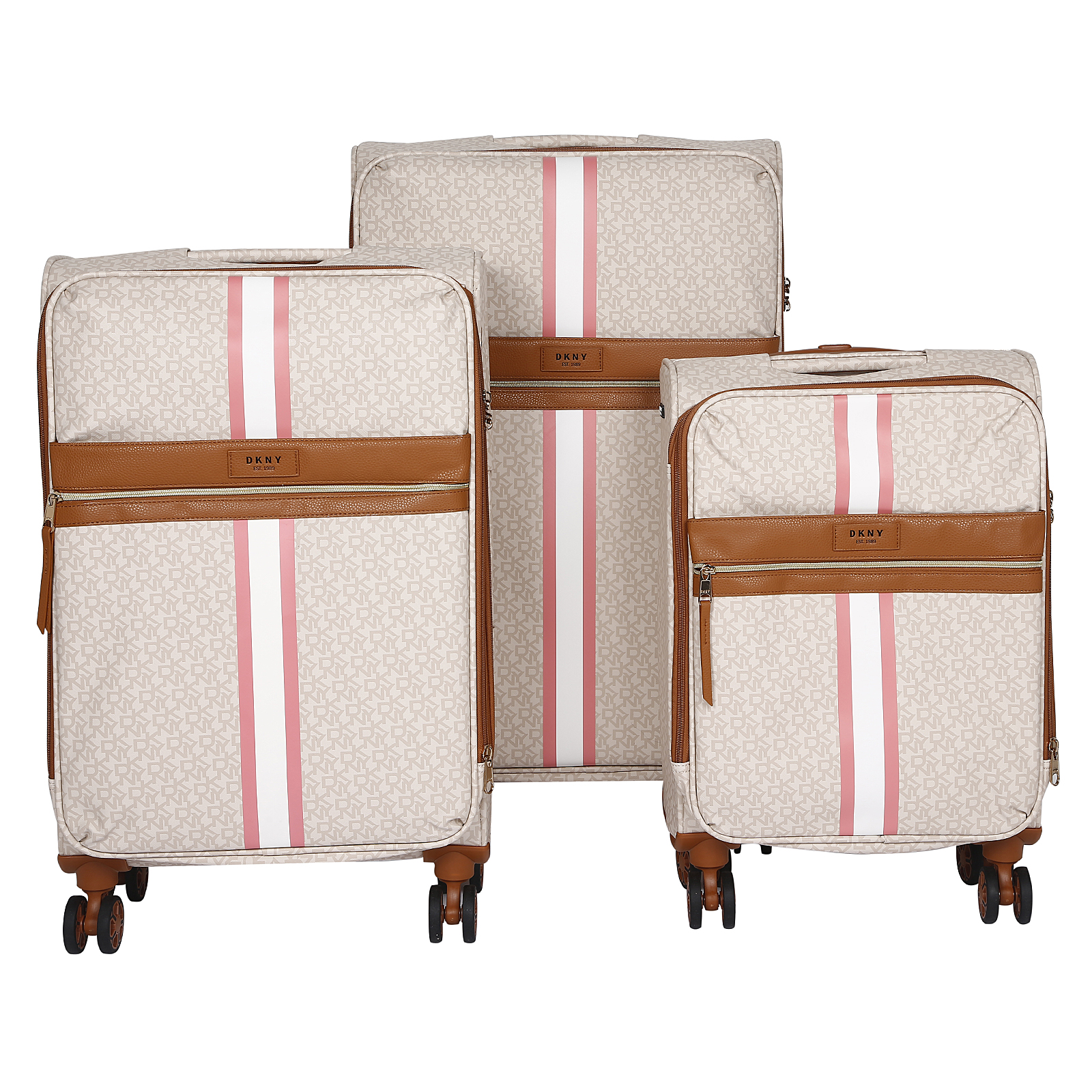 DKNY SIGNATURE STRIP CREAM Luggage