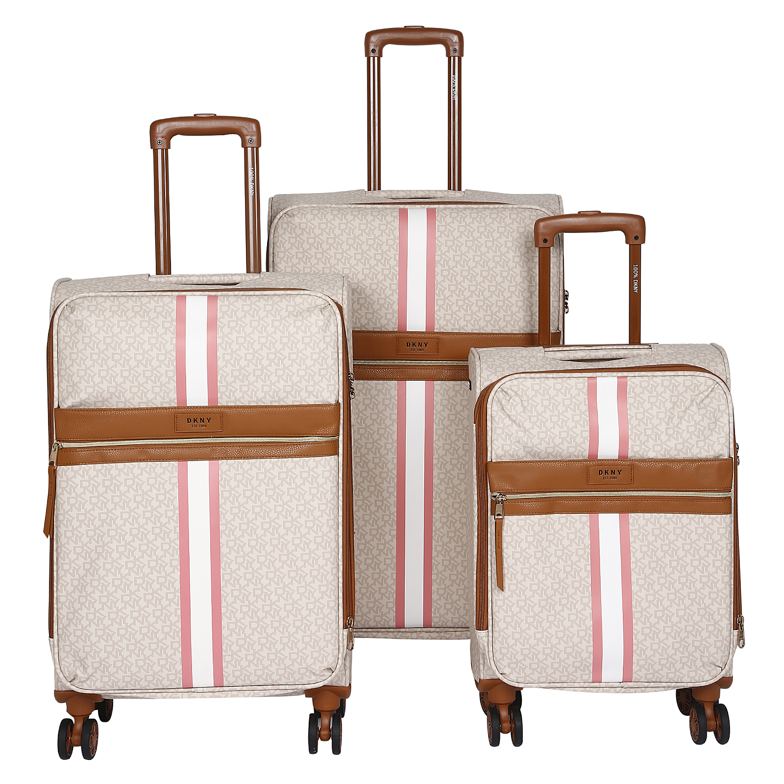 DKNY SIGNATURE STRIP CREAM Luggage
