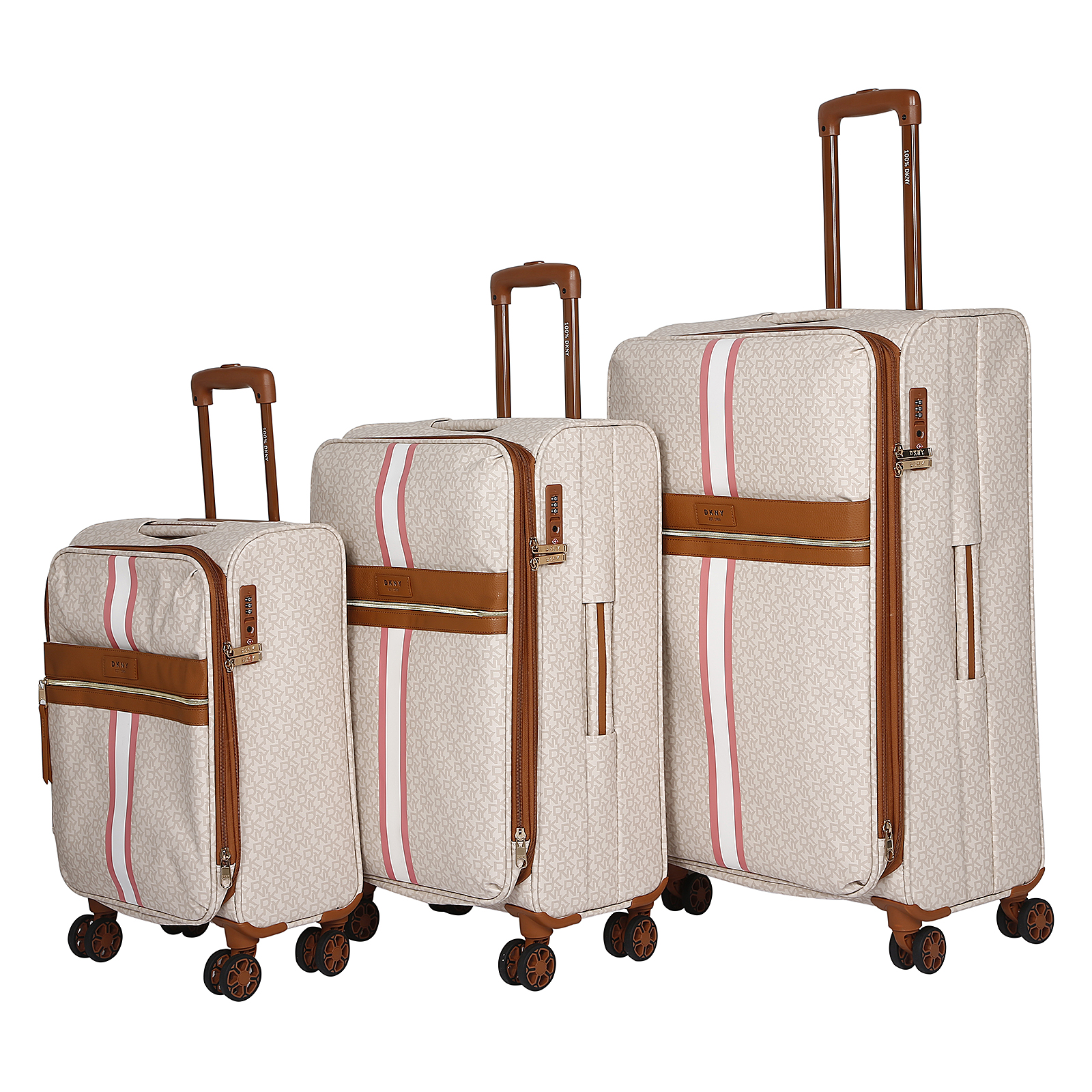 DKNY SIGNATURE STRIP CREAM Luggage