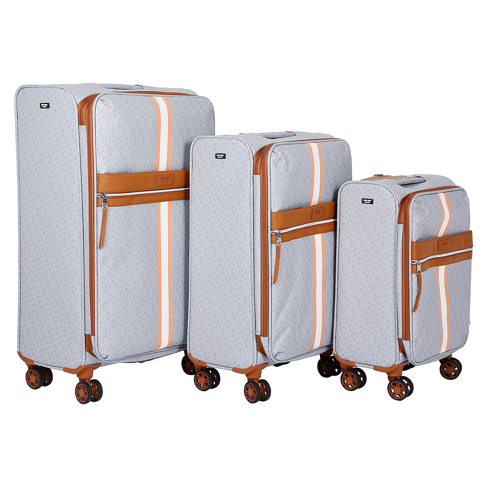 DKNY SIGNATURE STRIP STORM GREY Luggage