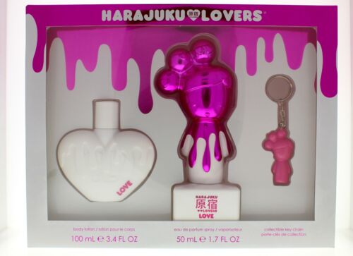 Harajuku Lovers Pop Electric Love 50ml EDP 3 Piece Gift Set
